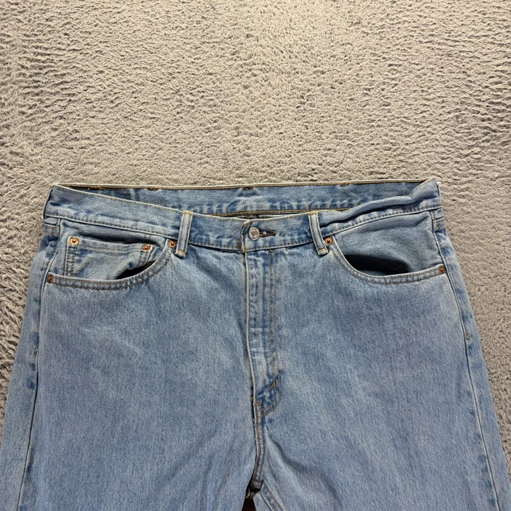 Levi's 505 Jeans Mens 40x30 Blue Cotton Denim Straight Streetwear Baggy Workwear